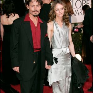 Vanessa Paradis et Johnny Depp au Golden Globes en 2006.

Photo : Goff INF / Bestimage