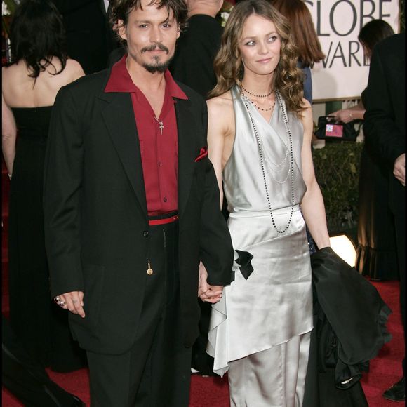 Vanessa Paradis et Johnny Depp au Golden Globes en 2006.

Photo : Goff INF / Bestimage