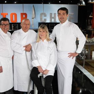 Depuis sa création, "Top chef" a vu défiler dans ses cuisines les plus grands chefs français.
L'ancien jury de "Top Chef" : Ghislaine Arabian, Christian Constant, Thierry Marx et Jean-François Piège.
