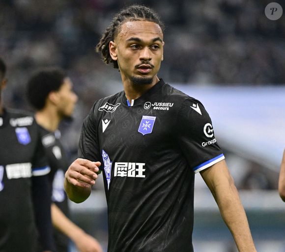 Sékou Mara lors du Match de football en ligue 1 McDonald's : Marseille (OM) l'emporte 1 - 0 sur Auxerre au stade Orange Velodrôme à Marseille.
© William Cannarella / PsnewZ / Bestimage