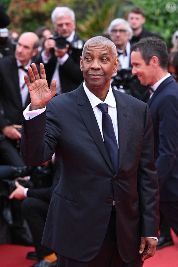 Denzel Washington assiste à la première de Highest 2 Lowest au 78ème Festival de Cannes à Cannes, France. Date de la photo : lundi 19 mai 2025. 
Doug Peters/PA Wire