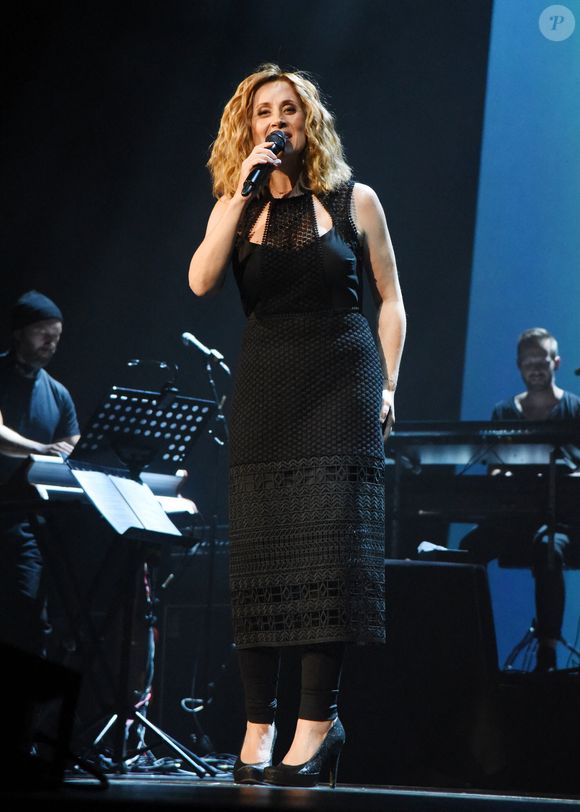 Lara Fabian se produit lors de son concert Camouflage au Zénith de Paris, France, le 16 juin 2018. Photo by Alain Apaydin/ABACAPRESS.COM