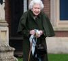 La mère de l'actuel roi Charles III est devenue la marraine de Charles O'Hagan alors qu'elle n'avait pas encore été couronnée reine d'Angleterre.
La reine Elizabeth II quitte Sandringham House, qui est la résidence de la reine à Norfolk, après une réception avec des représentants de groupes communautaires locaux pour célébrer le début du Jubilé de platine. Le 5 février 2022. Photoshot/Panoramic/Bestimage
