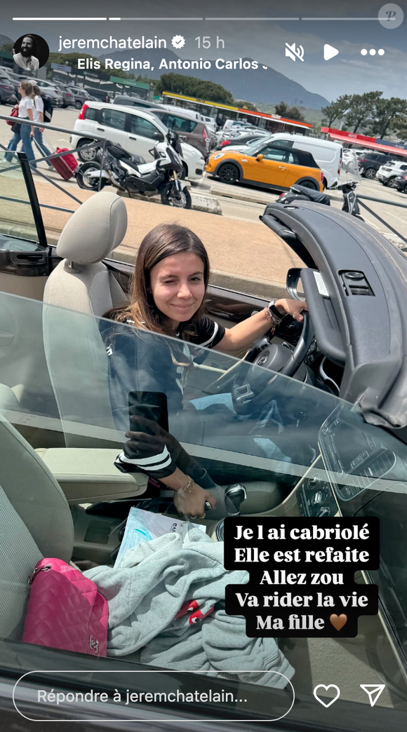 Jérémy Chatelain dévoile le cadeau qu'il a offert à sa fille Annily pour ses 20 ans sur Instagram le dimanche 4 mai 2025.
Crédit : Instagram/jeremchatelain