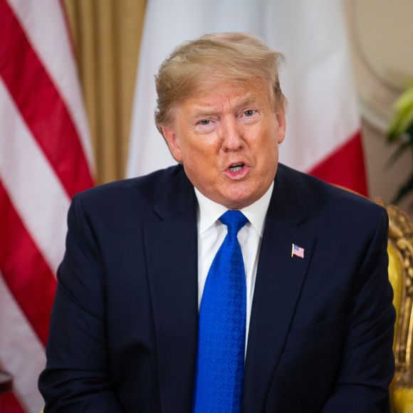 Le président Emmanuel Macron lors d'un entretien avec le président Donald Trump à la Winfield House à Londres en marge du sommet de l'Otan le 3 décembre 2019.

© Alain Rolland / Bestimage