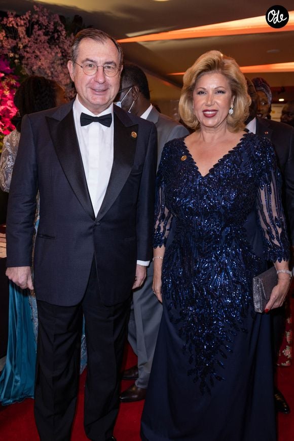 Exclusif - Martin Bouygues et Dominique Ouattara - L'association "Children of Africa" dont Madame Dominique Ouattara (Première dame de Côte d'Ivoire) est présidente organise le dîner de gala sur le thème Africa is the Future à Abidjan donné au profit de la création d'un foyer d'accueil pour ls femmes victimes de violences et la reconstruction de la Case des Enfants.
© Olivier Borde / Bestimage