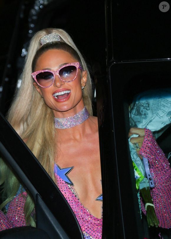 Paris Hilton à la sortie de son concert au Fonda Theater à Los Angeles, le 7 juin 2023. 
Backgrid USA / Bestimage