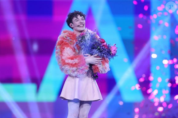 Nemo, candidat représentant la Suisse, remporte le 68ème concours Eurovision de la chanson à Malmö (Suède), avec la chanson "The Code" (591 points), le 10 mai 2024. PixSell / Bestimage