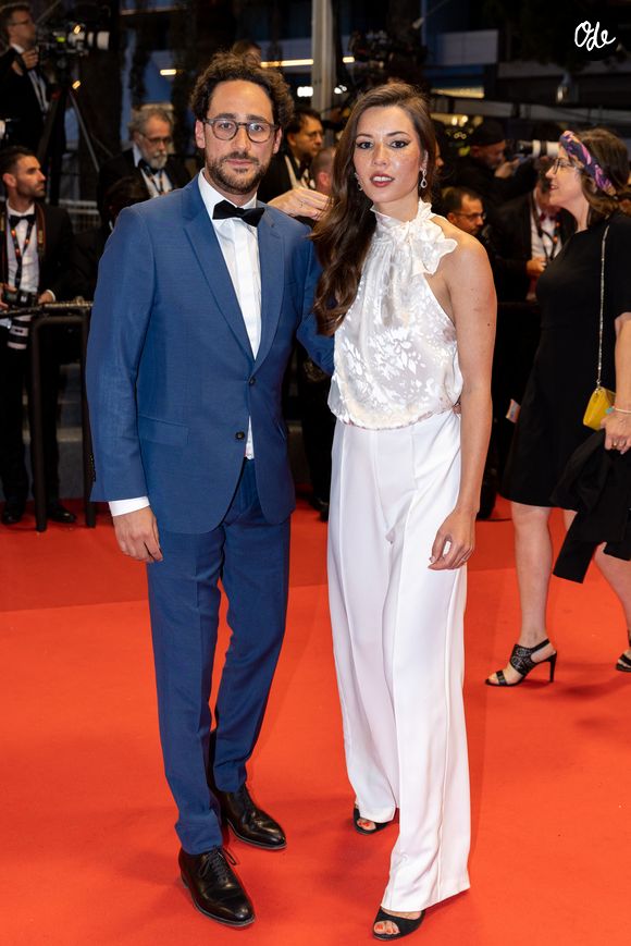 Thomas Hollande, sa femme Emilie Broussouloux - Montée des marches du film « R.M.N. » lors du 75e Festival international du film de Cannes, le 21 mai 2022.
© Cyril Moreau / Bestimage