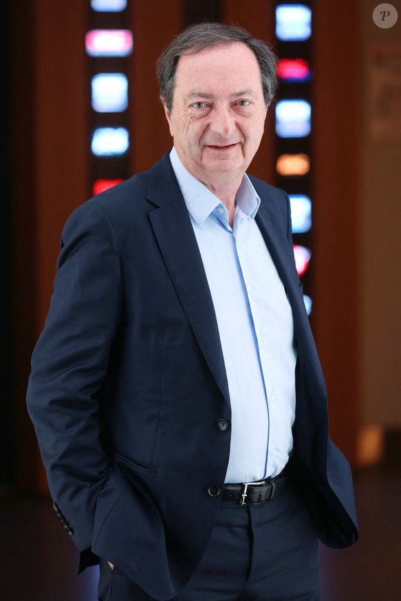 Michel-Edouard Leclerc pose pour des photos avant une interview dans les studios de RMC/BFMTV le 04 février 2021 à Paris, France. Photo by Jerome Domine/ABACAPRESS.COM