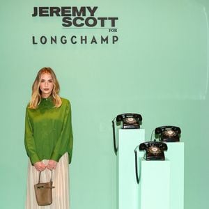 Longchamp célèbre une nouvelle édition limitée et 20 ans de collaboration avec le créateur Jeremy Scott au magasin phare de SoHo.
©Bestimage
