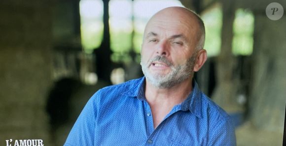 Pierrick, agriculteur de L'amour est dans le pré 2025 sur M6.
Crédit : L'amour est dans le pré/M6