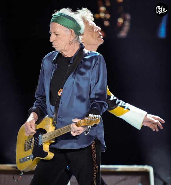 Keith Richards et Mick Jagger lors d'un concert des Rolling Stones à Vancouver, le 5 juillet 2024.

© Darryl Dyck/The Canadian Press via ZUMA Press