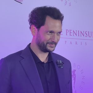 Eric Antoine lors de la soirée Octobre Rose organisée à l'hôtel Peninsula à Paris. © DR : Tiffany IACOMACCI