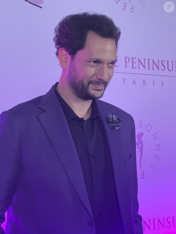 Eric Antoine lors de la soirée Octobre Rose organisée à l'hôtel Peninsula à Paris. © DR : Tiffany IACOMACCI