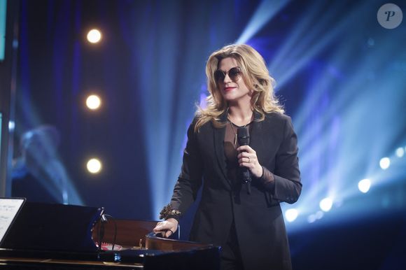 Exclusif - Melody Gardot (A.Manoukian au piano) - Enregistrement de l'émission "Le grand échiquier, Spéciale Edith Piaf", présentée par C.Chazal et A.Manoukian, et diffusée le 12 mars sur France 2 © Jack Tribeca / Bestimage