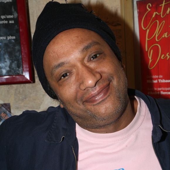 Exclusif - Doc Gynéco a assisté au spectacle de Nathalie Boileau "Nathalie Boileau donne tout" au théâtre du gymnase à Paris le 5 mai 2022.