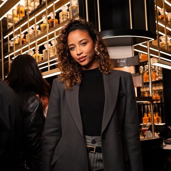 Flora Coquerel à l'ouverture de Kilian Paris, rue Vieille du Temple, à Paris. Backgrid USA / Bestimage