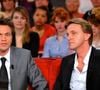 "Je suis dans le sud de la France, et on nous dit : 'Papa a eu un accident, il est à l’hôpital, on monte à Paris'", a t-il confié à nos confrères. "
Claude François Jr et Marc François - Emission - Vivement Dimanche diffusée le 4 mars 2012 - Spéciale Cloclo. (AGENCE / BESTIMAGE)