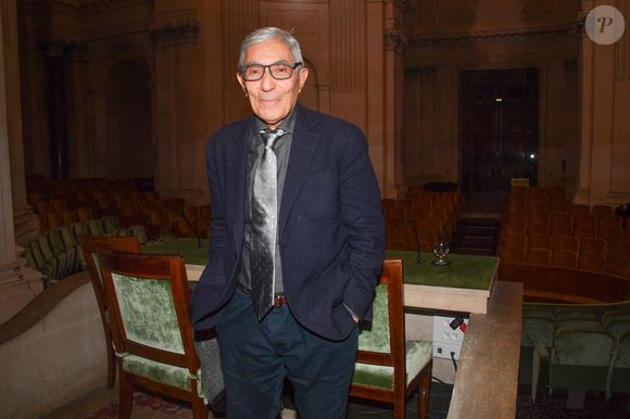 L'écrivain franco-algérien Boualem Sansal lors de la remise du prix Cino Del Duca à l'écrivain franco-algérien B.Sansal à l'Académie française de Paris, France, le 4 décembre 2025.  © Alexandre Fay/PixPlanete/Bestimage