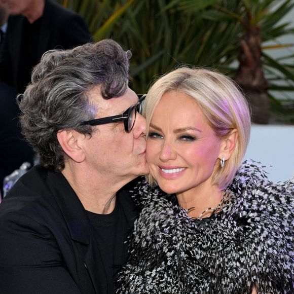 Marc Lavoine et sa compagne Adriana Karembeu - 11ème édition du Gala de charité de Patrick Mouratoglou à la Mouratoglou Academy & Resort à Biot le 21 juin 2025. Ce gala de prestige réunit chaque année les grandes figures du sport, du divertissement et de nombreux donateurs, mobilisés pour soutenir les jeunes talents du tennis mondial. © Bruno Bebert/Bestimage