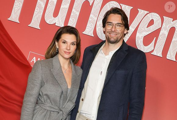 Camille Lacourt et sa compagne Alice Detollenaere - Avant-première du film "Hurlevent" au Grand Rex à Paris le 2 février 2026. © Coadic Guirec/Bestimage