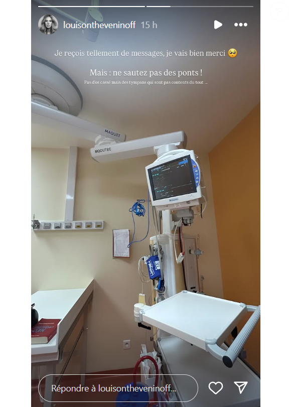 Mais ça a mal tourné : elle a fini aux urgences.

Louison Thevenin, Miss Champagne-Ardenne 2024.