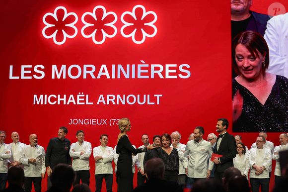 Le Chef Michaël Arnoult à Jongieux (73) décroche une 3eme étoile lors de la Cérémonie des remises des Etoiles Michelin 2026 au Grimaldi Forum à Monaco le 16 mars 2026. 

© Jean-Marc Lhomer/Bestimage