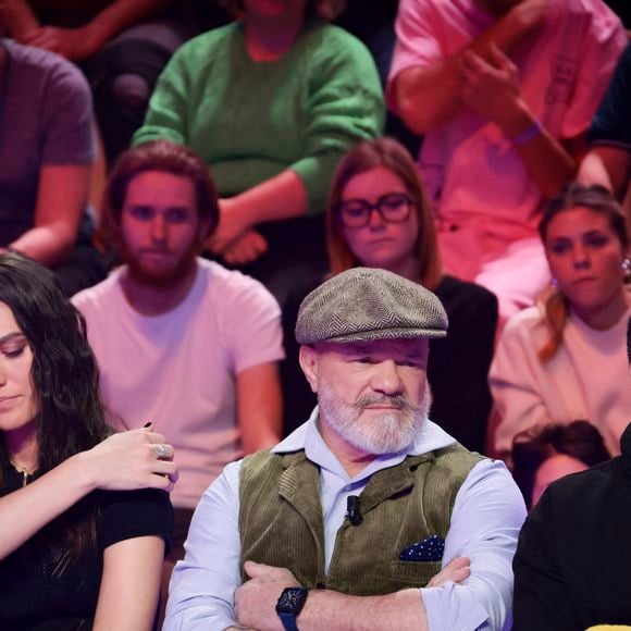 Exclusif - Shana Loustau, Philippe Etchebest, Christophe Ubeda, sur le plateau de l'émission "Tout Beau, Tout N9uf - TBT9" présentée par C.Hanouna, et diffusée en direct sur W9, Paris, France, le 13 janvier 2026. © Jack Tribeca / Bestimage