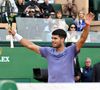 En effet, le couple princier était aux premières loges pour voir Carlos Alcaraz remporter la finale du Rolex Monte-Carlo Masters.
Carlos Alcaraz durant la finale de la 118e édition du Rolex Monte-Carlo Masters, au Monte-Carlo Country Club à Roquebrune Cap Martin, le 13 avril 2025.
L'espagnol Carlos Alcaraz a battu l'italien Lorenzo Musetti 3-6 / 6-1 / 6-0. © Bruno Bebert / Bestimage
