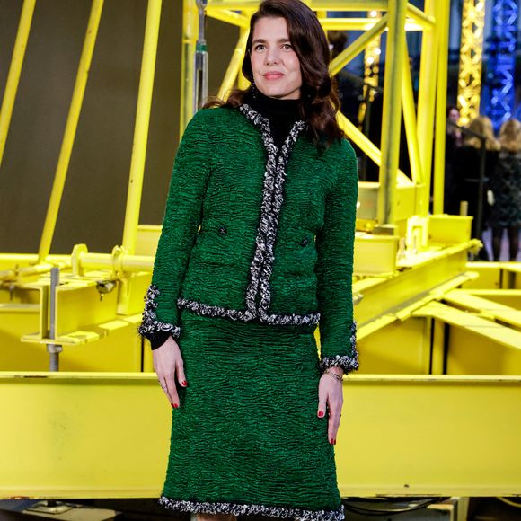Charlotte Casiraghi au photocall du défilé Chanel Collection Femme Prêt-à-Porter Automne/Hiver 2026-2027 lors de la Fashion Week de Paris (PFW) au Grand Palais, à Paris, France, le 9 mars 2026. © Olivier Borde/Bestimage
