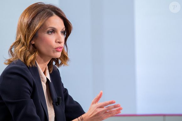 Sonia Mabrouk - Enregistrement de l'émission "On va plus loin" diffusée sur Public Senat Photo by Nasser Berzane/ABACAPRESS.COM