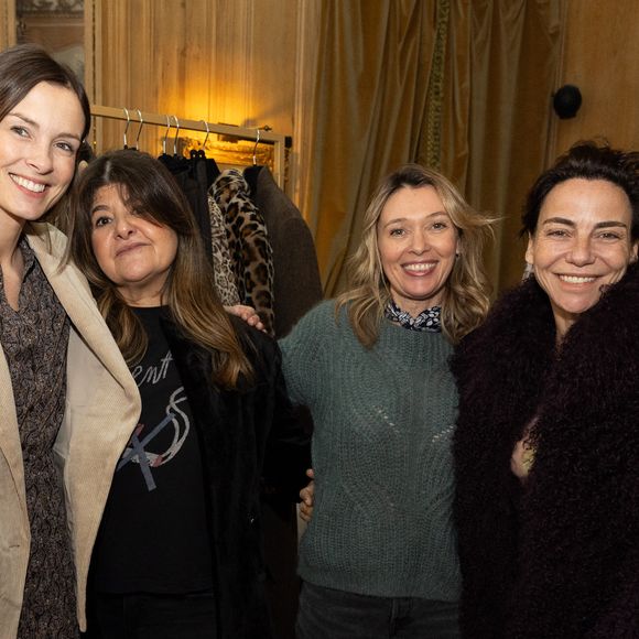 Exclusif - Isabelle Ithurburu, Patricia Bitton, Anne marivin, Sandra Sisley - Présentation de la nouvelle collection de la marque Oud automne/hiver 2025-2026 dans les salons des restaurants Lafayette à Paris. Le 3 février 2025.
© Jeremy Melloul / Bestimage