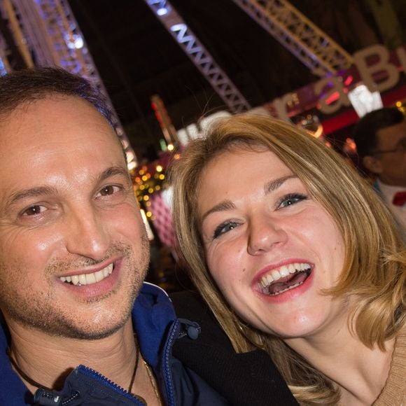 Michel Ferracci et sa femme Emilie Dequenne - Inauguration de la 3e édition "Jours de Fêtes" au Grand Palais à Paris le 17 décembre 2015. AGENCE / BESTIMAGE