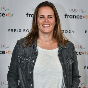 La nageuse française Laure Manaudou pose pour un photocall avant la conférence de presse de France Télévision "Paris 2024" à Paris le 11 juin 2024. Photo par Firas Abdullah/ABACAPRESS.COM