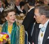 Tout le clan était sur son 31 pour l'occasion, 

Thomas Perlmann, La reine Silvia de Suède, Le banquet du prix Nobel 2025 à l'hôtel de ville de Stockholm, en Suède, le 10 décembre 2025.