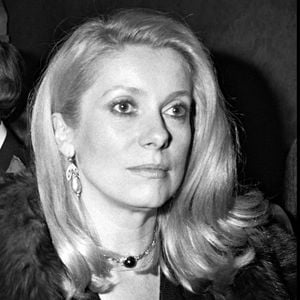 Johnny Hallyday et Catherine Deneuve en soirée à Paris le 6 novembre 1980. © Bestimage