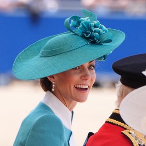 La princesse de Galles lors de la cérémonie de la montée des couleurs à Horse Guards Parade, au centre de Londres, à l'occasion de l'anniversaire officiel du roi Charles III. Date de la photo : samedi 14 juin 2025. ... Cérémonie de remise des couleurs ... 14-06-2025 ... Londres ... UK ... Le crédit photo doit être lu comme suit : Jonathan Brady/PA Wire. Numéro de référence unique : 80647941 ... Voir l'article de PA ROYAL Trooping. Le crédit photo doit être lu comme suit : Jonathan Brady/PA Wire