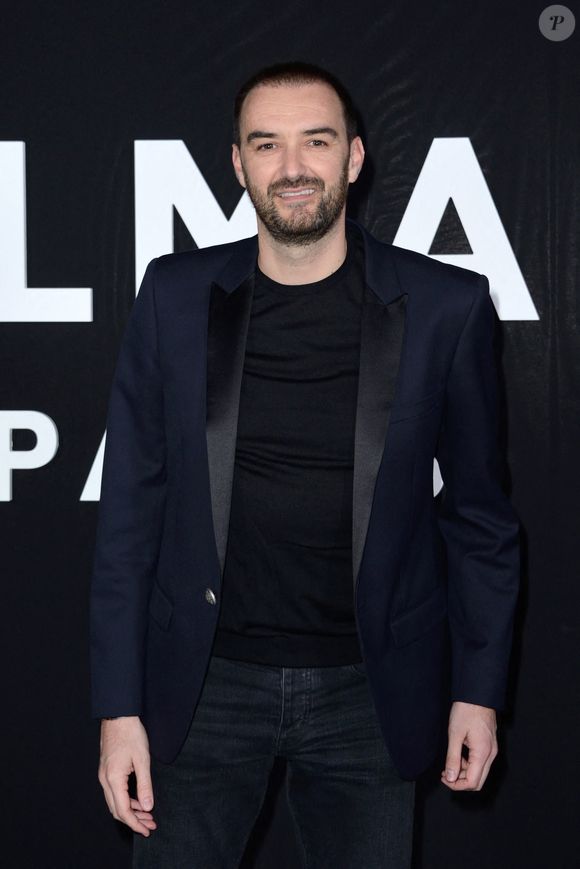 Cyril Lignac assistant au défilé Balmain dans le cadre de la Paris Fashion Week Womenswear Fall/Winter 2019/2020 à Paris, France, le 01 mars 2019. Photo par Aurore Marechal/Abacapress.com