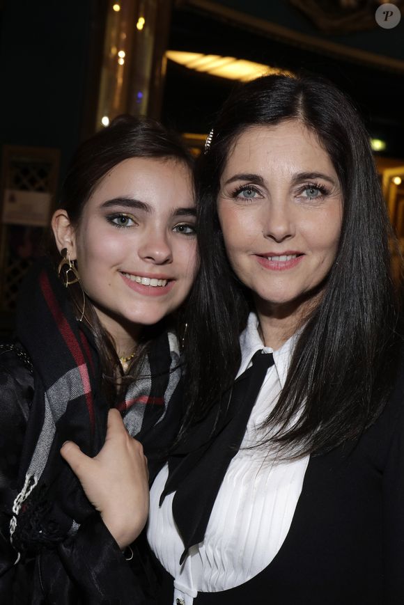Cristiana Reali et sa fille Toscane Huster lors de la 31ème cérémonie des Molières 2019 aux Folies Bergère à Paris, France, le 13 mai 2019. © Cédric Perrin/Bestimage