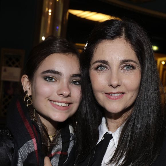 Cristiana Reali et sa fille Toscane Huster lors de la 31ème cérémonie des Molières 2019 aux Folies Bergère à Paris, France, le 13 mai 2019. © Cédric Perrin/Bestimage