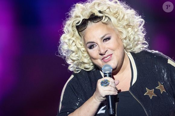 Exclusif - Marianne James pour les surprises de J.PCastaldi, C.Lara et F.X.Demaison lors de l'enregistrement de l'émission "La Boîte à secrets", présentée par F.Bollaert et diffusée le 9 janvier 2026 sur France 3, dans les studios du Lendit à Saint-Denis, France, le 2 décembre 2025. © Cyril Moreau/Bestimage