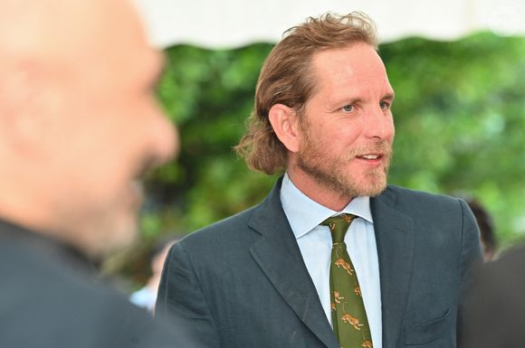 Exclusif - Andrea Casiraghi, membre de la famille princière de Monaco. - Festival Joséphine Baker Licra au château des Milandes en Dordogne. © Jean-Bernard Nadeau / Bestimage