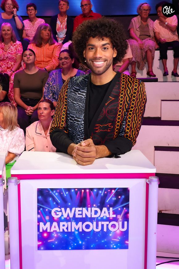 Gwendal Marimoutou lors de l'enregistrement de l’émission "On Connait La Chanson Céline Dion", présentée par L.Boccolini et diffusée le 1er septembre sur W9, à Paris, France, le 2 juillet 2026. © Jack Tribeca/Bestimage