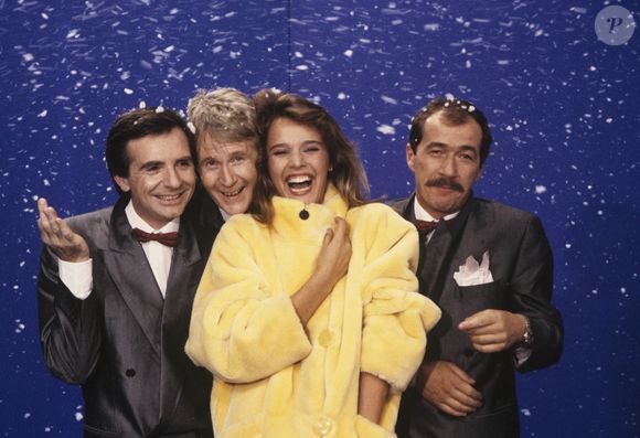 A Paris, Désirée Nosbusch et les Charlots, le 18 septembre 1985. Bernard LEGUAY via Bestimage