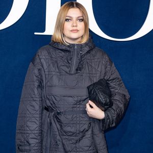 La chanteuse Louane Emera - Photocall du défilé Christian Dior prêt-à-porter automne-hiver 2023/2024 lors de la Fashion Week de Paris (PFW), au jardin des Tuileries à Paris, France, le 28 février 2023. © Olivier Borde/Bestimage