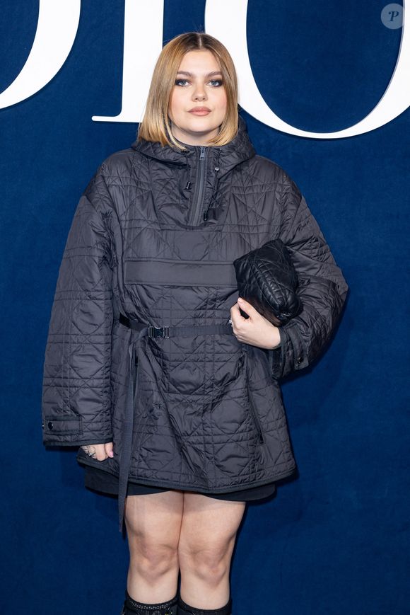 La chanteuse Louane Emera - Photocall du défilé Christian Dior prêt-à-porter automne-hiver 2023/2024 lors de la Fashion Week de Paris (PFW), au jardin des Tuileries à Paris, France, le 28 février 2023. © Olivier Borde/Bestimage