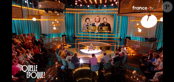 Corinne Touzet sur le plateau de "Quelle époque !" sur France 2 le 9 mai 2026.