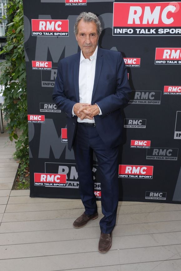 Jean-Jacques Bourdin - Conférence de presse de rentrée 2019-2020 de RMC, RMC Sport et BFM TV à Altice Campus à Paris le 28 août 2019. © Christophe Clovis / Bestimage