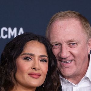 Salma Hayek Pinault et François-Henri Pinault - Les célébrités assistent à la soirée "Lacma Art / Film Gala" à Los Angeles, le 5 novembre 2022. © Zuma Press / Bestimage